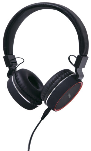 av:link PH10-BLK Multimedia Headphones with Inline Microphone