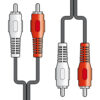 2 x RCA Plugs to 2 x RCA Plugs Leads 5m - Image 3