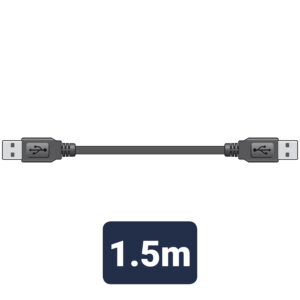 AV:LINK USB 2.0 Type A Plug to Type A Plug Lead 1.5m
