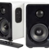 AV:LINK Active Bluetooth Bookshelf Speakers White - Image 2