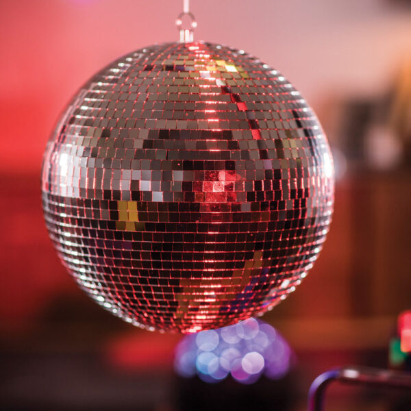 QTX 30cm (12″) Plain Glass Mirror Ball