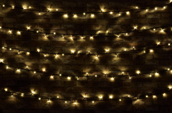 Heavy Duty Static String Light 180 LEDs – Warm White