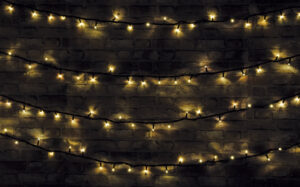 Heavy Duty LED String Lights with Controller 180 LEDs 20m Warm White