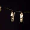 LED Battery Powered Photo Peg String Lights: Warm White - Image 4