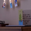 LED Battery Powered Photo Peg String Lights: Warm White - Image 7