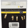 LED Battery Powered Photo Peg String Lights: Warm White - Image 9