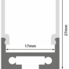 Aluminium LED Tape Profile - Batten - Image 2