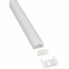 Aluminium LED Tape Profile Short Crown Frosted - 1m - Image 6