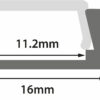 Aluminium LED Tape Profile - Shallow Section - Image 7