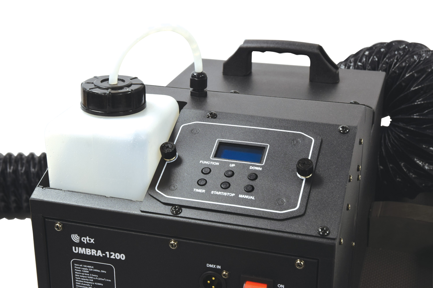 QTX UMBRA-1200 Low Mist Dry Ice Effect Generator 1200w - Image 4