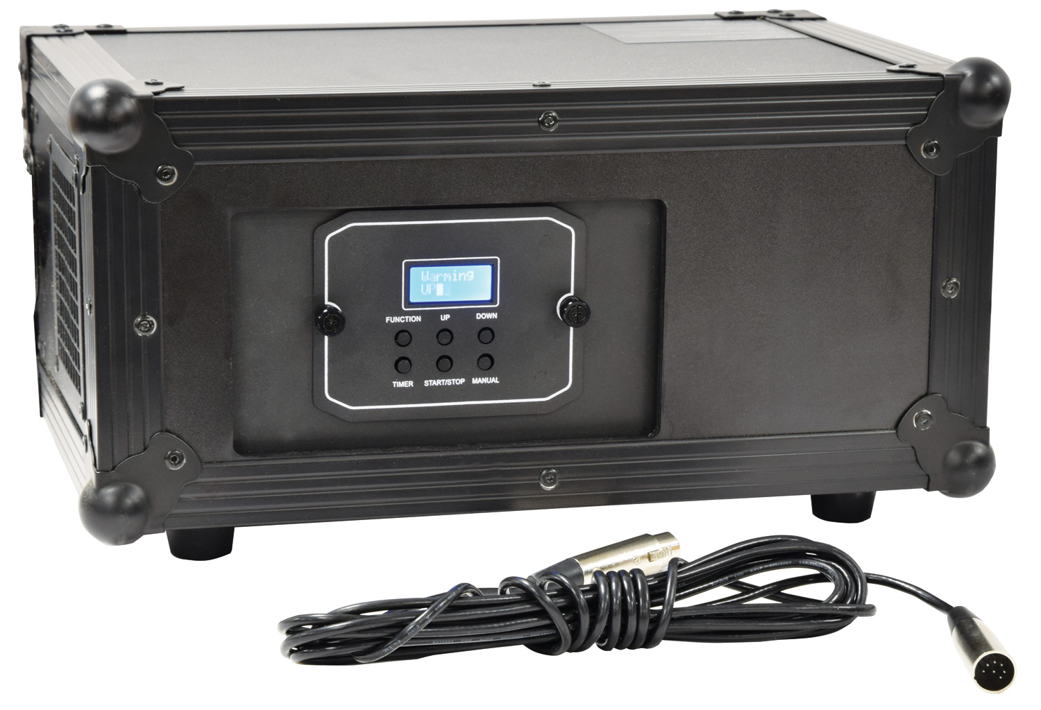 QTX HAZYR-PRO Haze Generator 1000w built into a sturdy Flight Case - Image 5