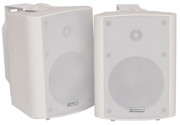 Adastra 5.25" Active Stereo Speaker Set 2 x 30w rms - White