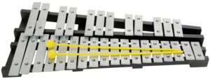 Chord CGLS30 30 Note Chromatic Glockenspiel
