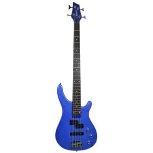 Chord CCB90-MBL Electric Bass Guitar in Metallic Blue