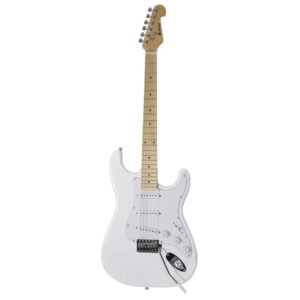 Chord CAL63-WHT Electric Guitar with Maple Fingerboard in Arctic White