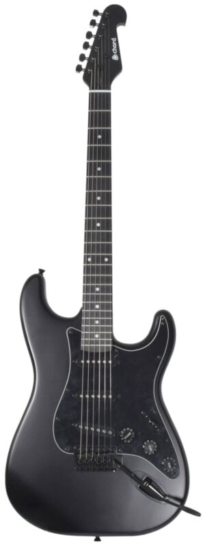 Chord CAL63X Electric Guitar in Matte Black