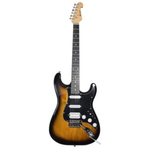 Chord CAL64 Electric Guitar with H-S-S Pickups in Tobacco Sunburst