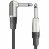 Classic Retro Braided Guitar Leads 6.3mm Right Angled Mono Jack Plug - 6.3mm Mono Jack Plug - Image 4