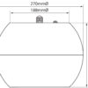 Adastra PS65-W Wide Angle Pendant Speaker 16.5cm (6.5") - White - Image 4