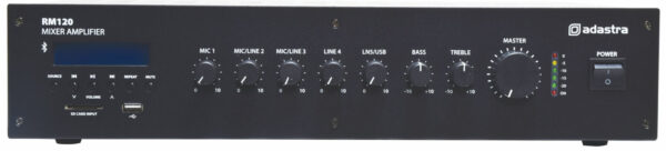 Adastra RM120 5 channel 100v Mixer Amplifier