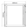 RC12U450 - 19" Rack Cabinet - 12U x 450mm Deep - Image 4