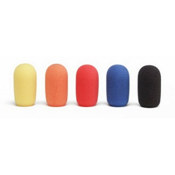 Multi Coloured Torpedo Shaped Headset Windshields Pack of 5