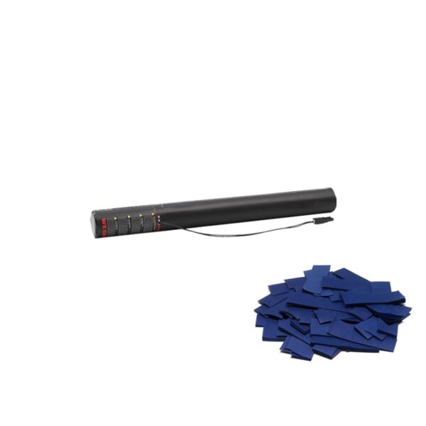 Electric Confetti Cannon 50cm Dark Blue