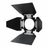Soffio 4-Leaf Barn Door, Black - Image 2
