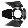 Aria 4-Leaf Barn Door, Black - Image 2