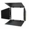 Rima 4-Leaf Barn Door, Black - Image 2