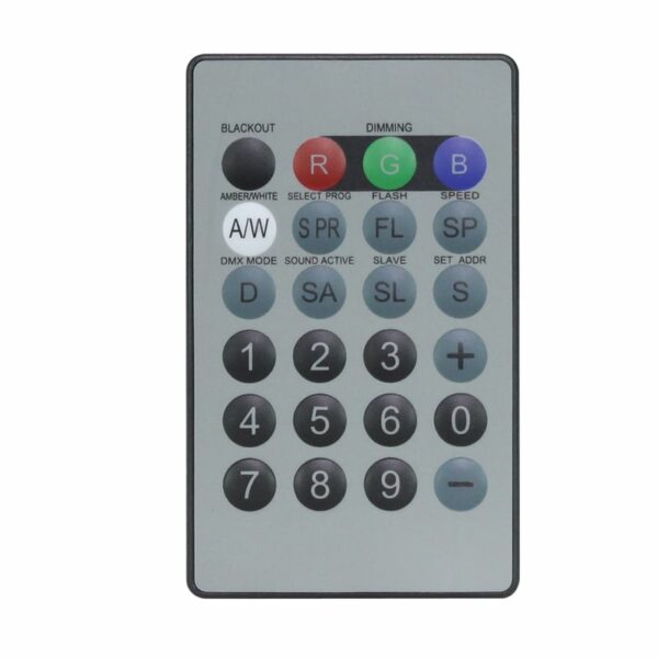 IR Remote for Quad Fixtures (RGBW/RGBA/RGBUV)