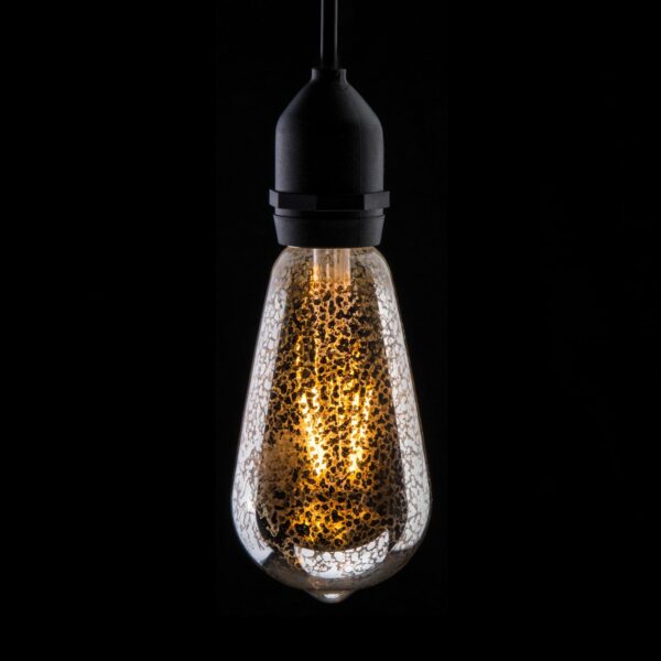 4W Dimmable LED ST64 Crackle Filament Lamp 2100K BC