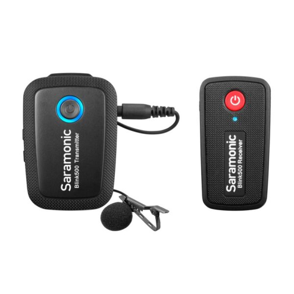 BLINK 500 B1 (TX + RX) 2.4G Wireless Microphone Kit for Camera, Smartphone and Laptop
