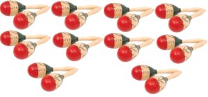 Chord Wooden 10″ Maracas - 10 Pairs