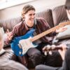 Chord CAL63-MBL Electric Guitar - Metallic Blue - Image 8