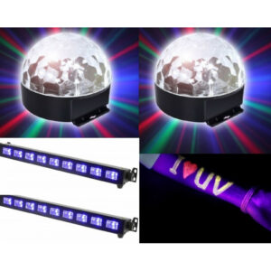 2 x SD UV-Bar & 2 Moonglow Lighting Package