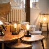 Decorative Vintage Style Cage Table Lamp - Image 5