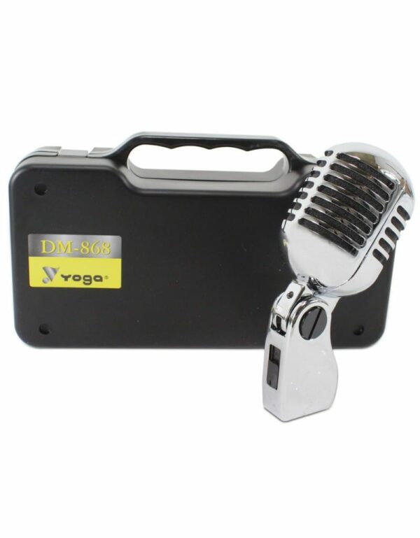 Pulse Retro 50's Style Chrome Microphone