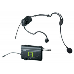 Q Audio QWM 1900 HS Wireless Headworn Microphone System with Protective Carry Case