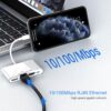 4-in-1 RJ45 Ethernet LAN Wired Network Adaptor - Image 3