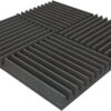 60 x 60 x 5cm Foam Acoustic Tiles (Pack of 8) Charcoal Grey - Image 2