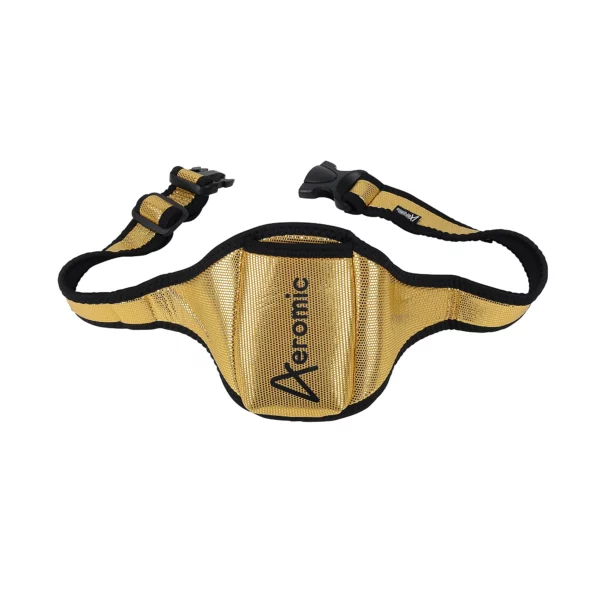 Aeromic Limited Edition Fitness Pouch Belt - Gold Sparkle
