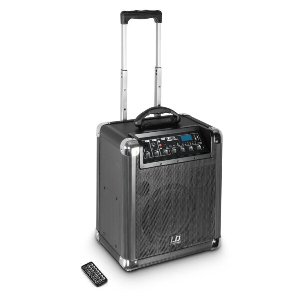 LD Systems RoadJack 8 Portable Rechargeable Speaker with Mixer & Bluetooth