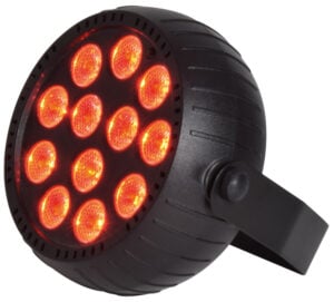 QTX BATPAR-18 Rechargeable Mini LED PAR Light - Black