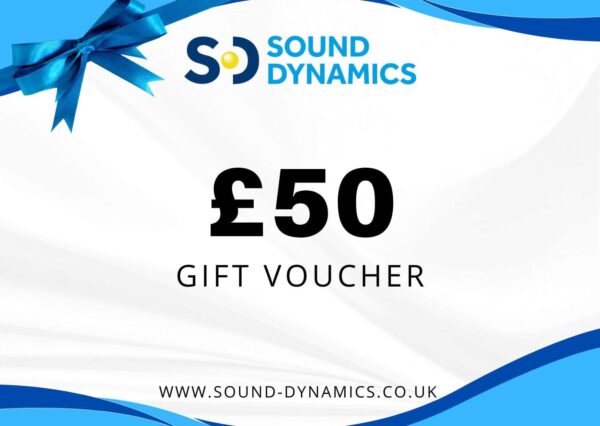 SOUND DYNAMICS GIFT VOUCHER – £50