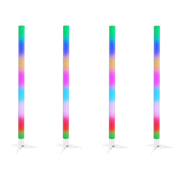Equinox Pulse Tube Lithium Rechargeable LED Effect - FOUR PACK