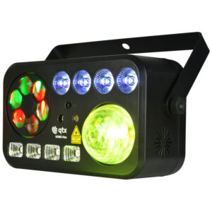 QTX GOBO Hex 6-in-1 LED & Laser Effect