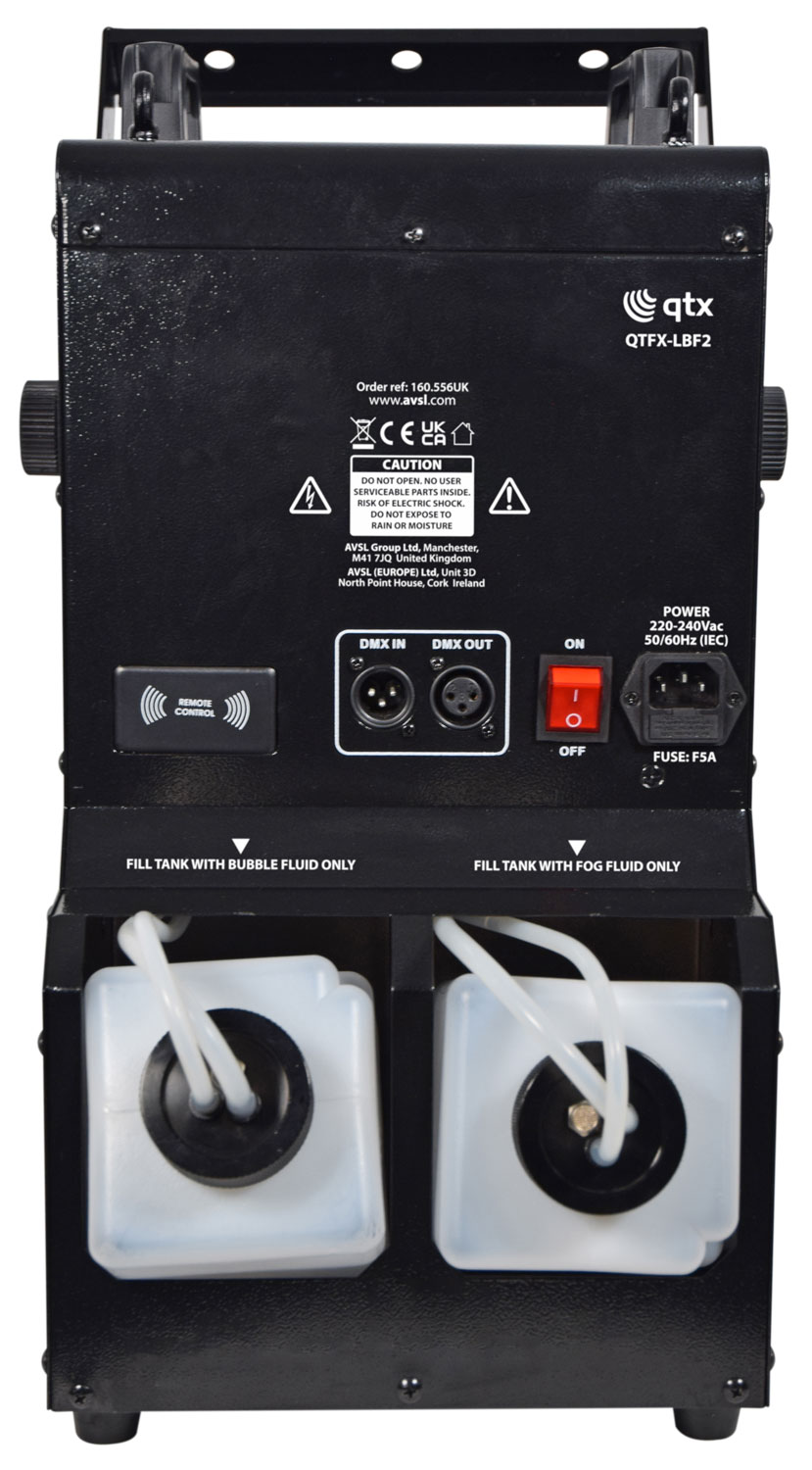 QTX QTFX-LBF2: LED Bubble Fog Machine V2 - Image 3