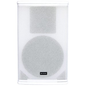 Citronic CUBA-10W 10″ 270w Full Range Wooden PA Speaker in White