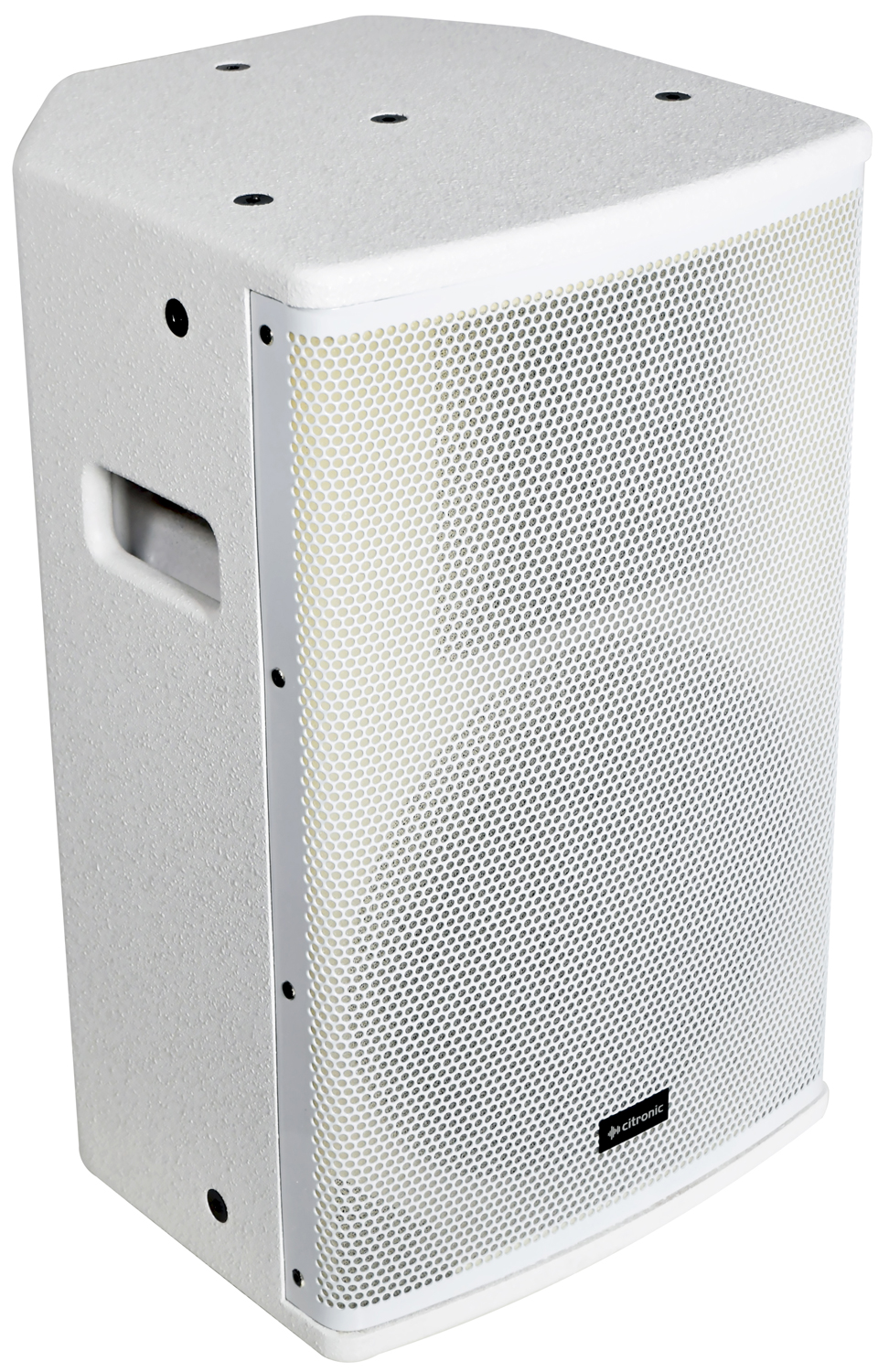 Citronic CUBA-8W 8" 250w Full Range Wooden PA Speaker in White - Image 3